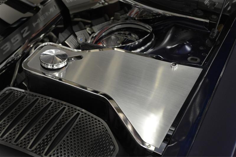 Brushed Stainless Water Tank Cover 11-up Chrysler 300 - Click Image to Close